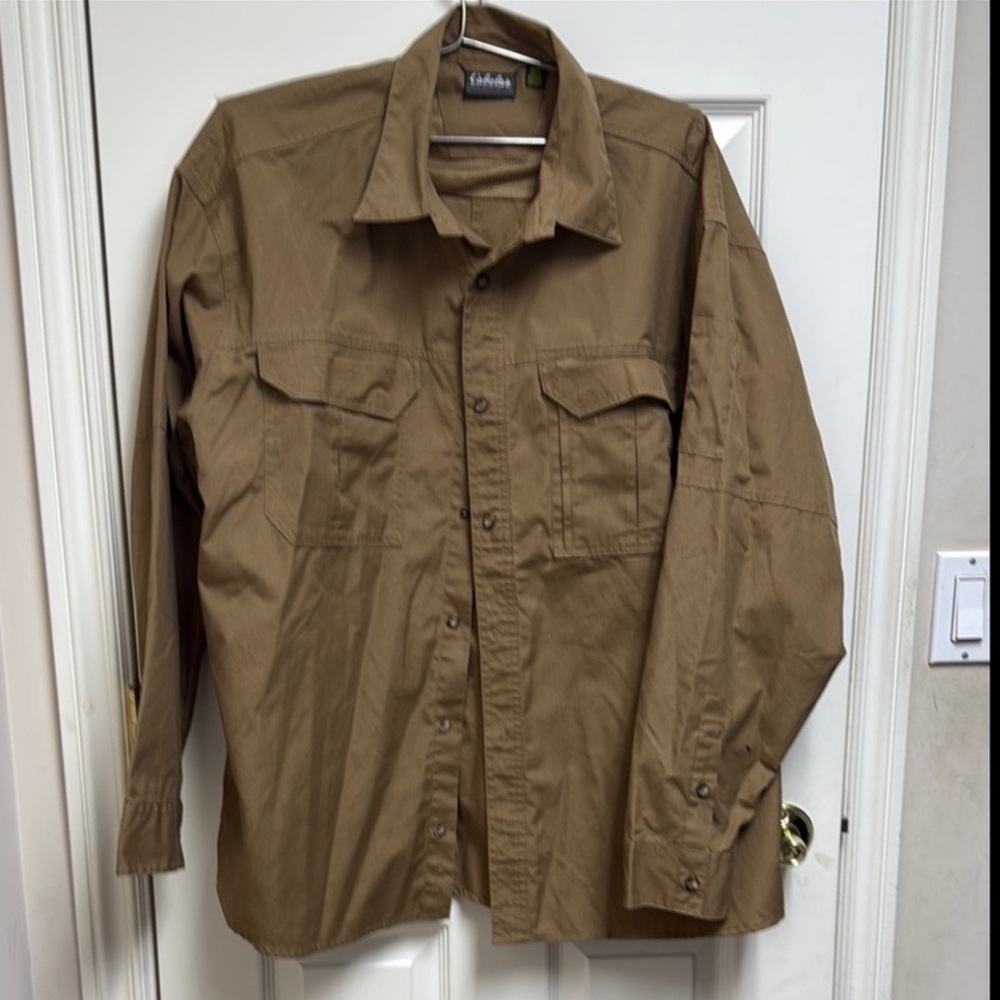Cabela's Tan Lightweight Shirt Jacket